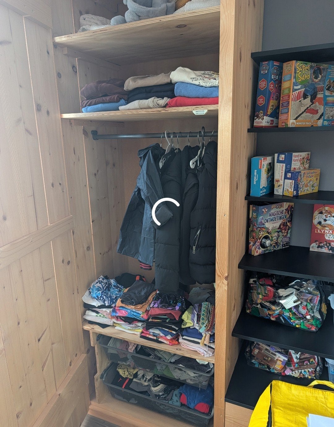 Complete kinderkamer te koop, Ophalen, Zo goed als nieuw, Grenenhout, 200 cm of meer