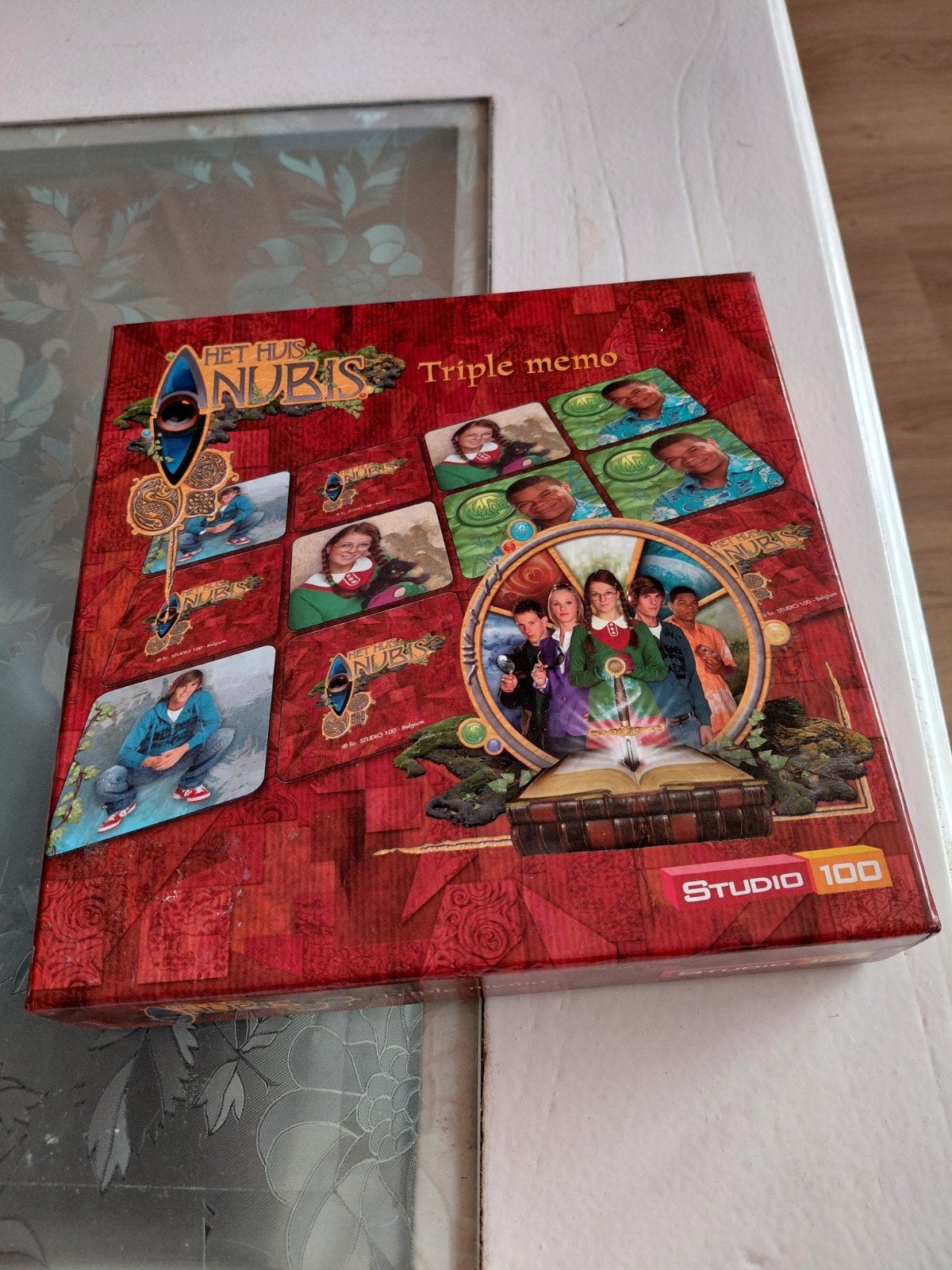 Het Huis Anubis: Triple Memo Spel (Studio 100) – Nostalgie!, Vijf spelers of meer, Ophalen of Verzenden, Zo goed als nieuw