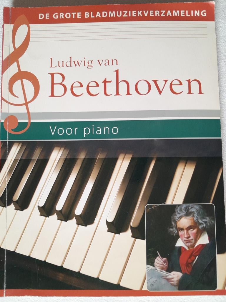 Ludwig van Beethoven voor piano, Klassiek, Overige soorten, Ophalen of Verzenden, Zo goed als nieuw