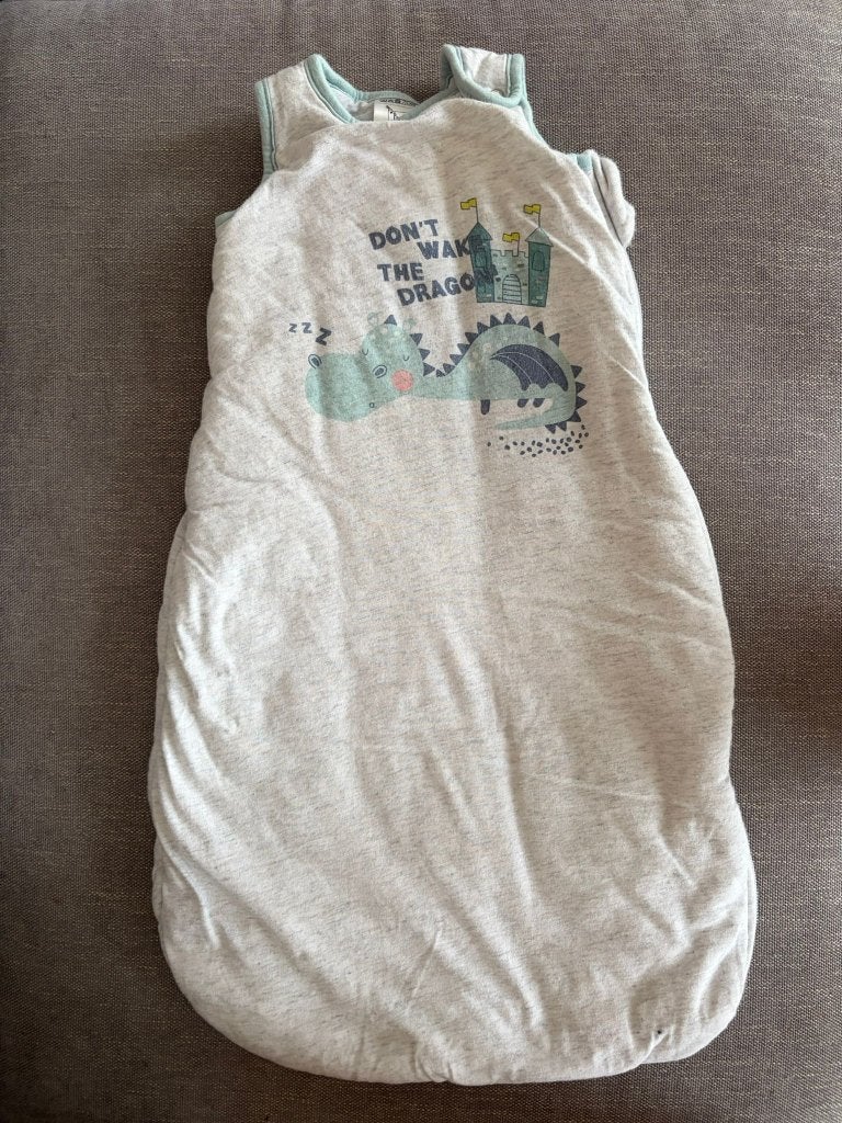 Poco Piano 3.0 TOG sleeping bag – Organic Cotton, 3-6 Months, Gebruikt, Ophalen of Verzenden, 65 cm, Grijs