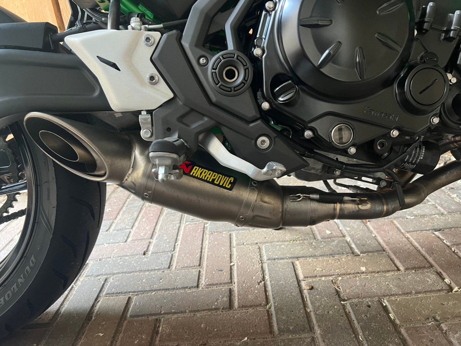 Akrapovic Racing Line titanium (ninja 650/ z650) 2023-2025, Ophalen, Gebruikt