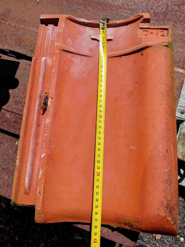 Dakpannen van oordt woerden in ibc kratten, Doe-het-zelf en Verbouw, Ophalen, Steen of Klei, 15 m² of meer, Dakpannen