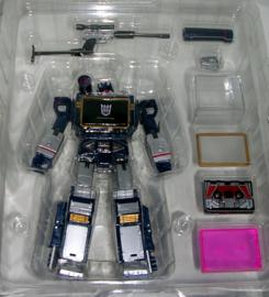 Transformers Soundwave Masterpiece MP-13 met doos en boekje, Verzamelen, Transformers, Ophalen of Verzenden, Zo goed als nieuw