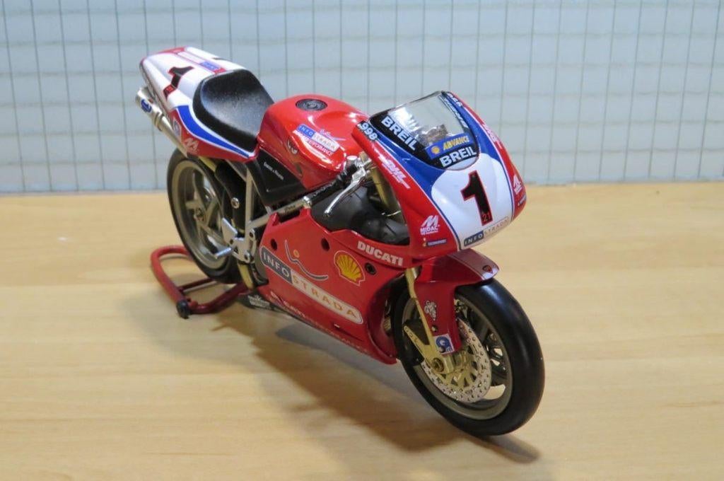 Troy Bayliss Ducati 998 2002 1:12, Nieuw, 1:9 t/m 1:12, Motor, New-Ray GmbH