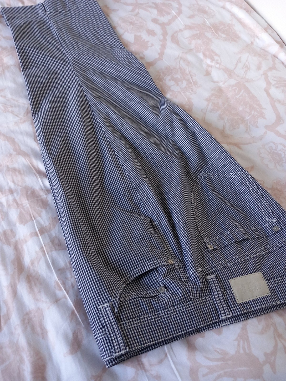 Brax sport ruitje blauwe broek 48 katoen/ elastolan, Kleding | Dames, Blauw, Maat 46/48 (XL) of groter, Zo goed als nieuw, Driekwart