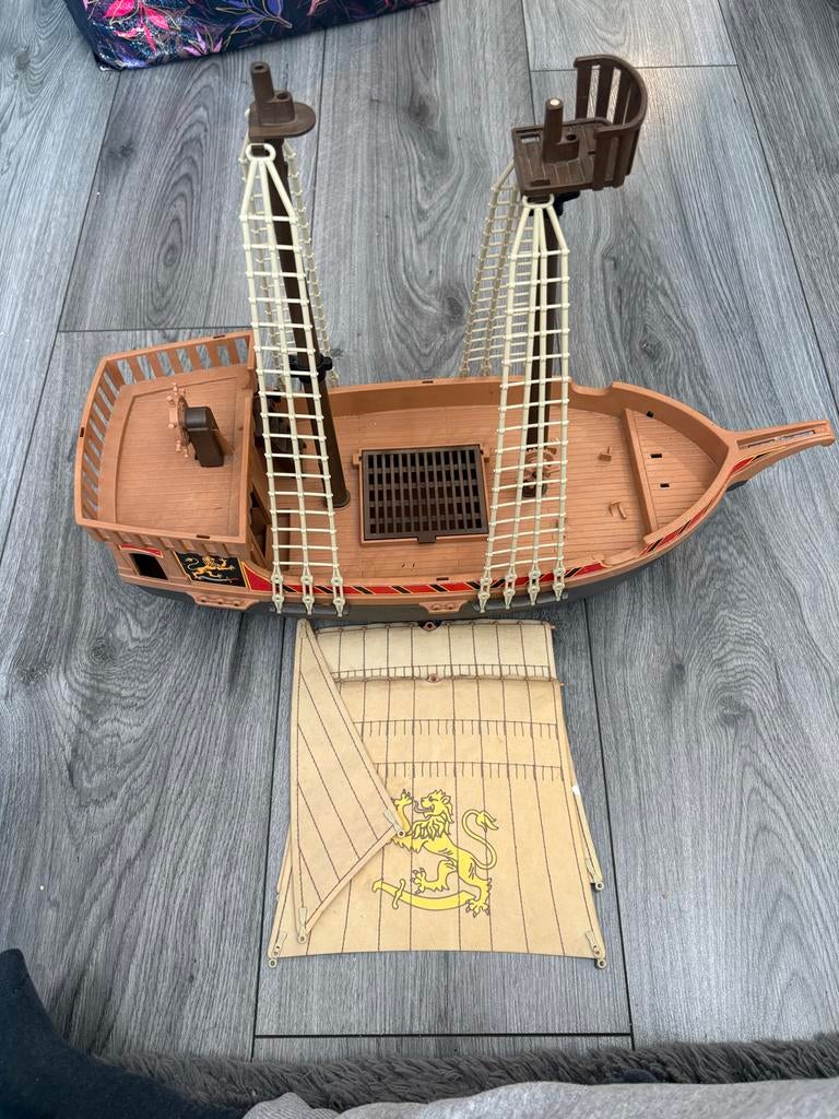 Oude Playmobil boot - Vintage piratenschip uit 1978, Ophalen, Gebruikt, Los playmobil