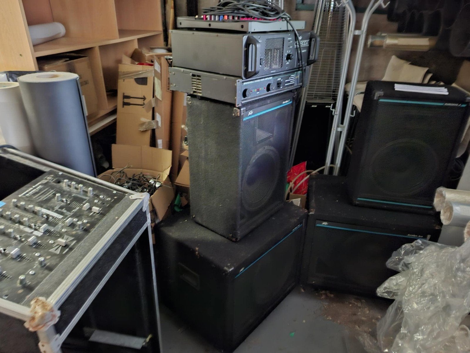 Peavey Eurosys 2 PA- CS 800X versterker extra verst, Ophalen of Verzenden, Gebruikt, 1000 watt of meer, P.A.
