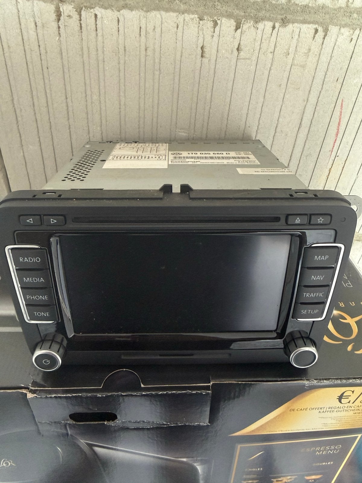 Volkswagen RNS 510 Navigatie Radio (1T0 035 680 D), Ophalen, Gebruikt