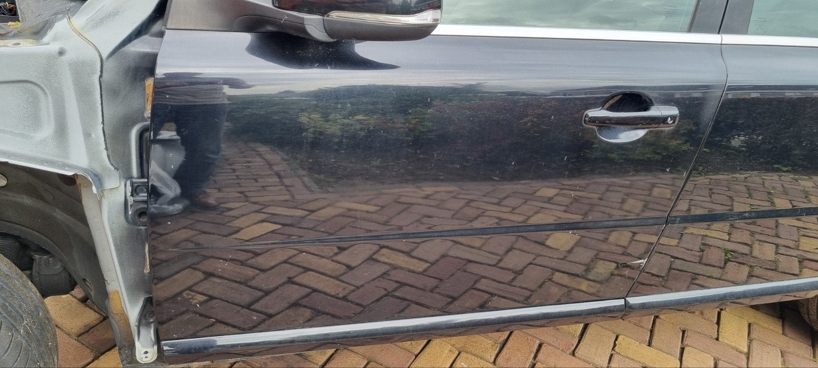 Linker voordeur Volvo S80, bj. 2012. Zwart., Ophalen, Gebruikt, Deur, Links