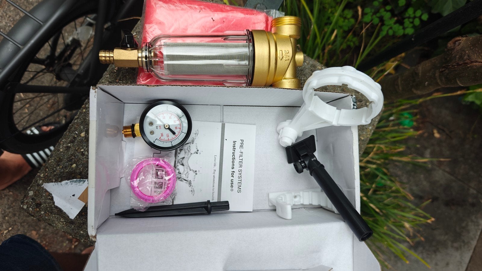 Voorfilter Systeem met Manometer en Accessoires, Ophalen of Verzenden, Nieuw, Koper, Overige typen