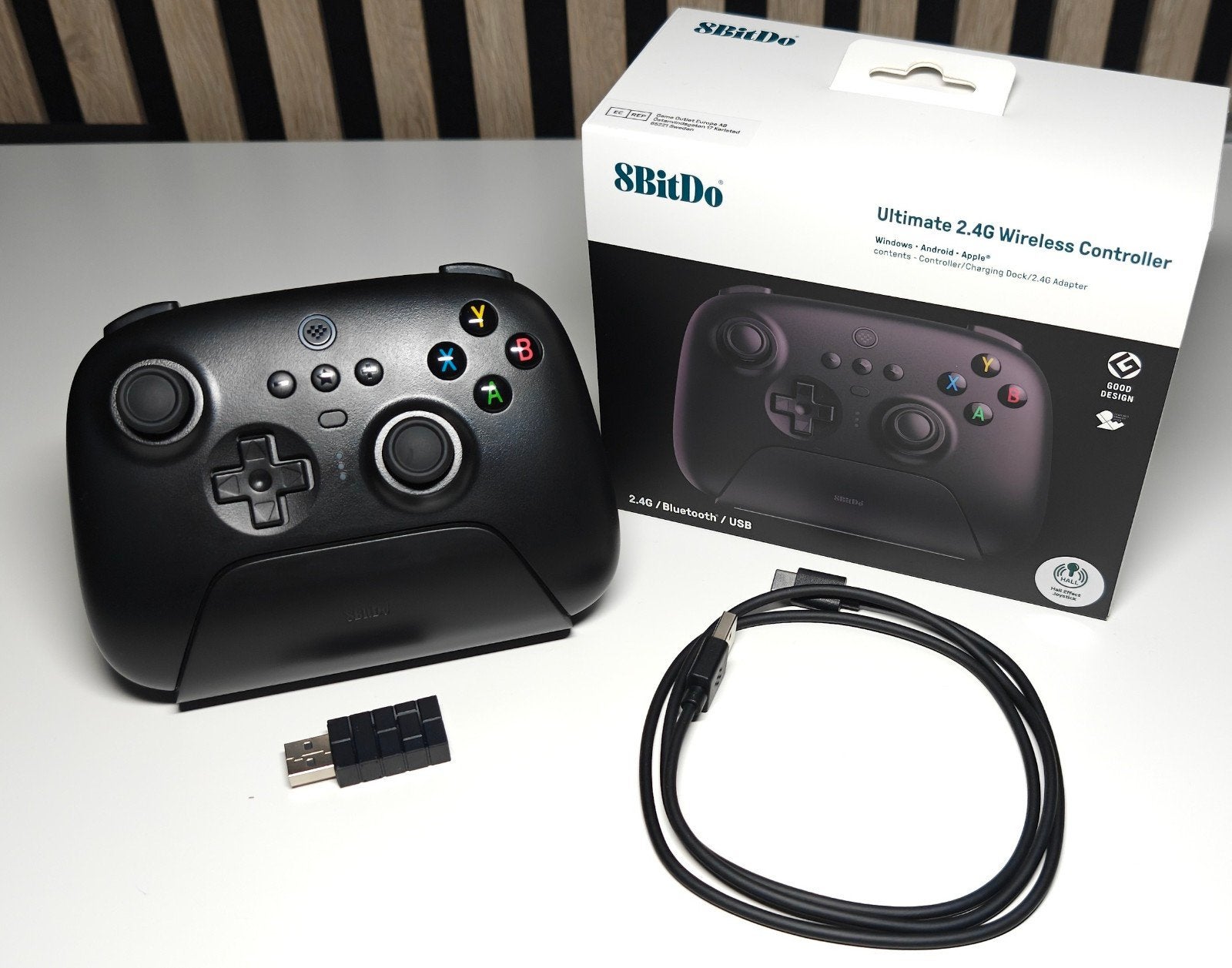 8BitDo Ultimate 2.4G Draadloze Controller met Dock, Ophalen of Verzenden, Zo goed als nieuw, Mobiel, 8BitDo