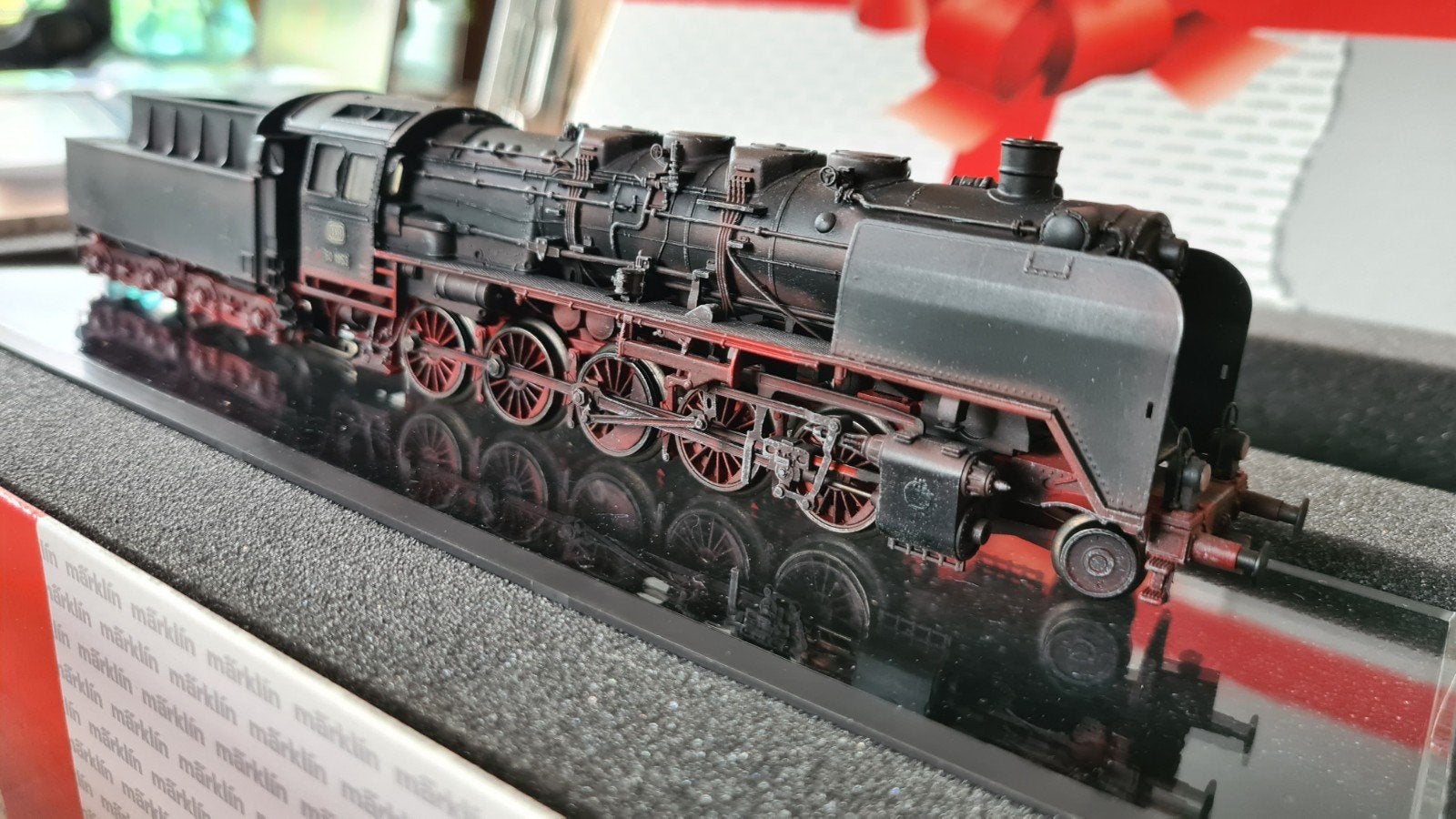 Marklin 37845 BR50 Stoomlocomotief geweatherd Digitaal, Wisselstroom, Locomotief, Ophalen of Verzenden, Zo goed als nieuw