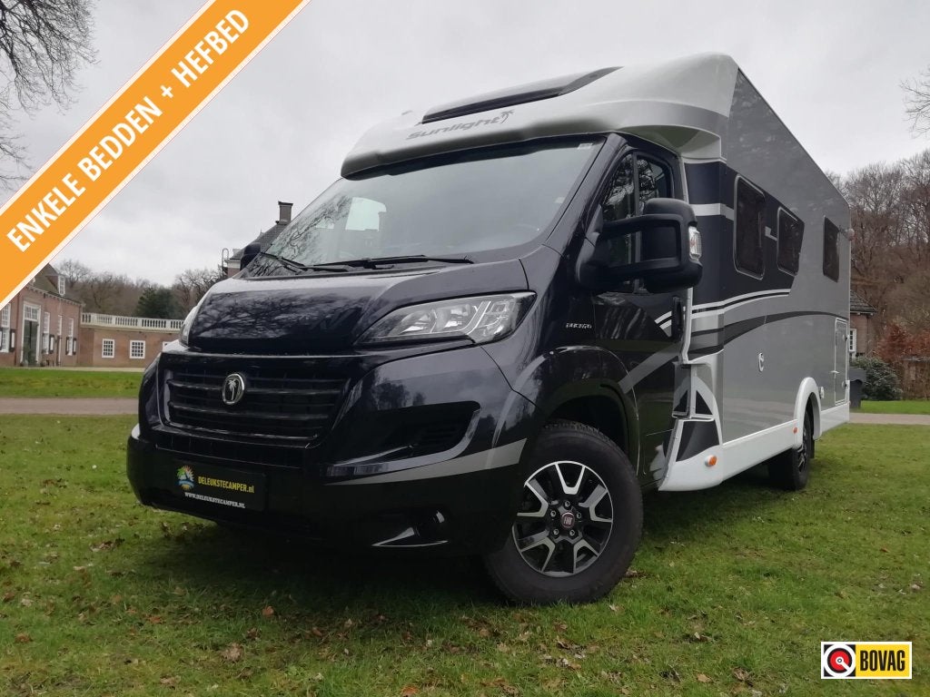 Stoere Sunlight T68 XV met solair, schotel en tv!, Niet ingevuld, Sunlight, Ringverwarming, Fiat