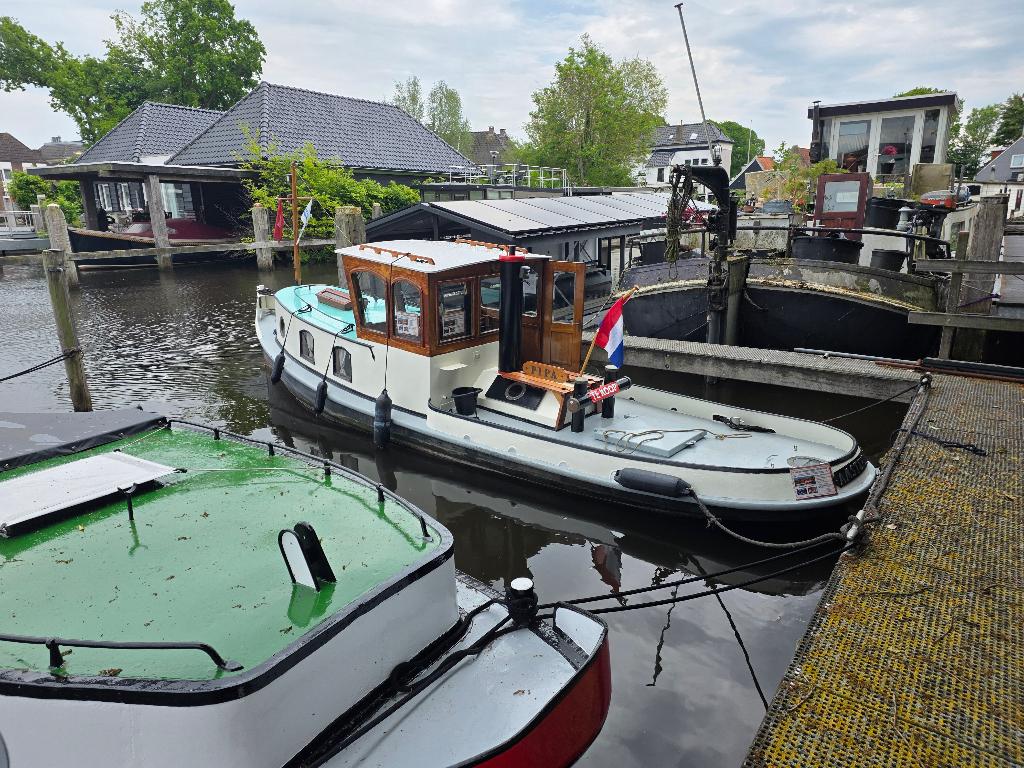 Bijzonder sleepbootje uit 1926 te koop  - type Amsterdammer, Watersport en Boten, Motorboten en Motorjachten, Gebruikt, Staal