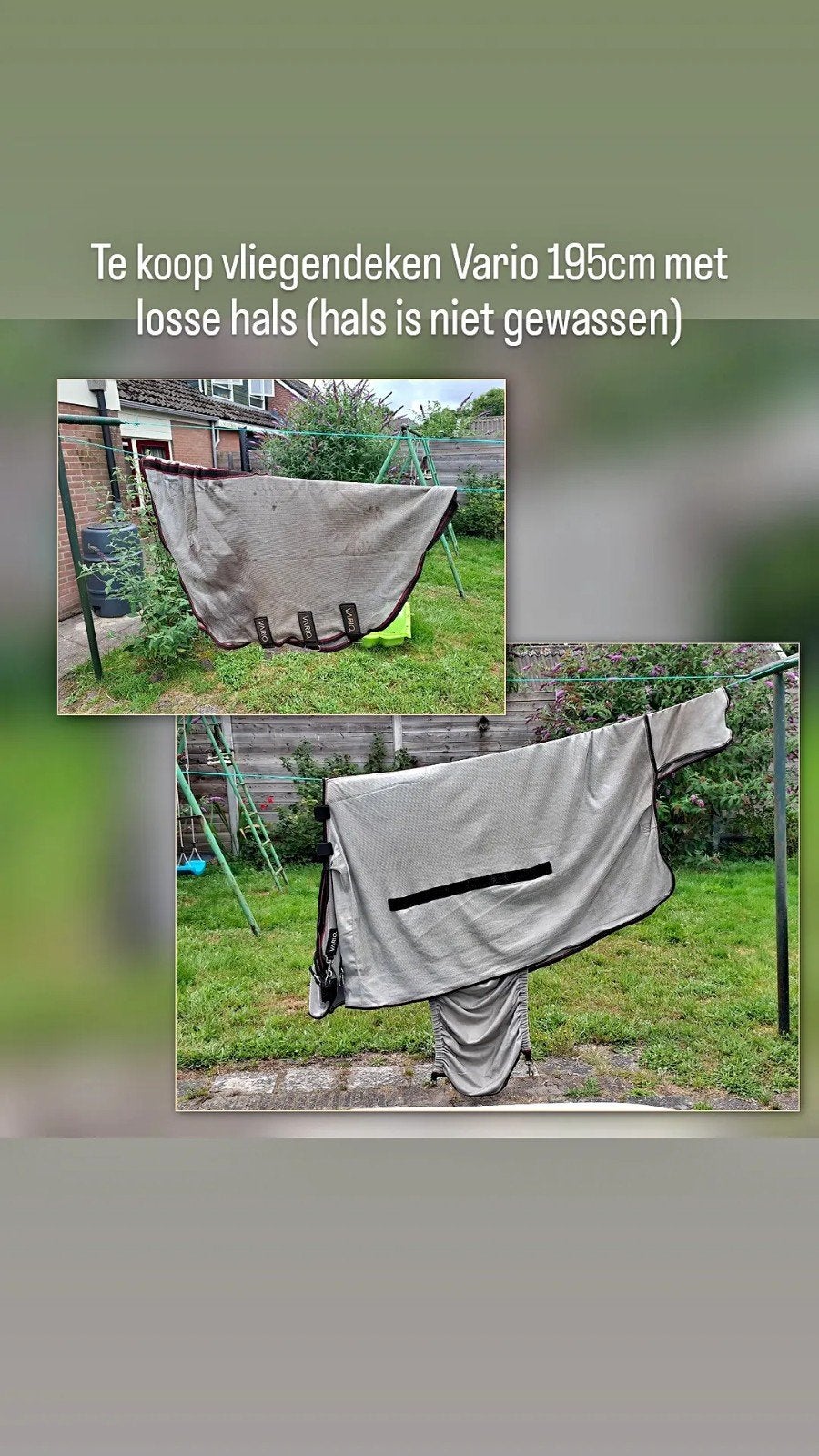Vario vliegendeken 195cm, Ophalen of Verzenden, Gebruikt, Vliegendeken