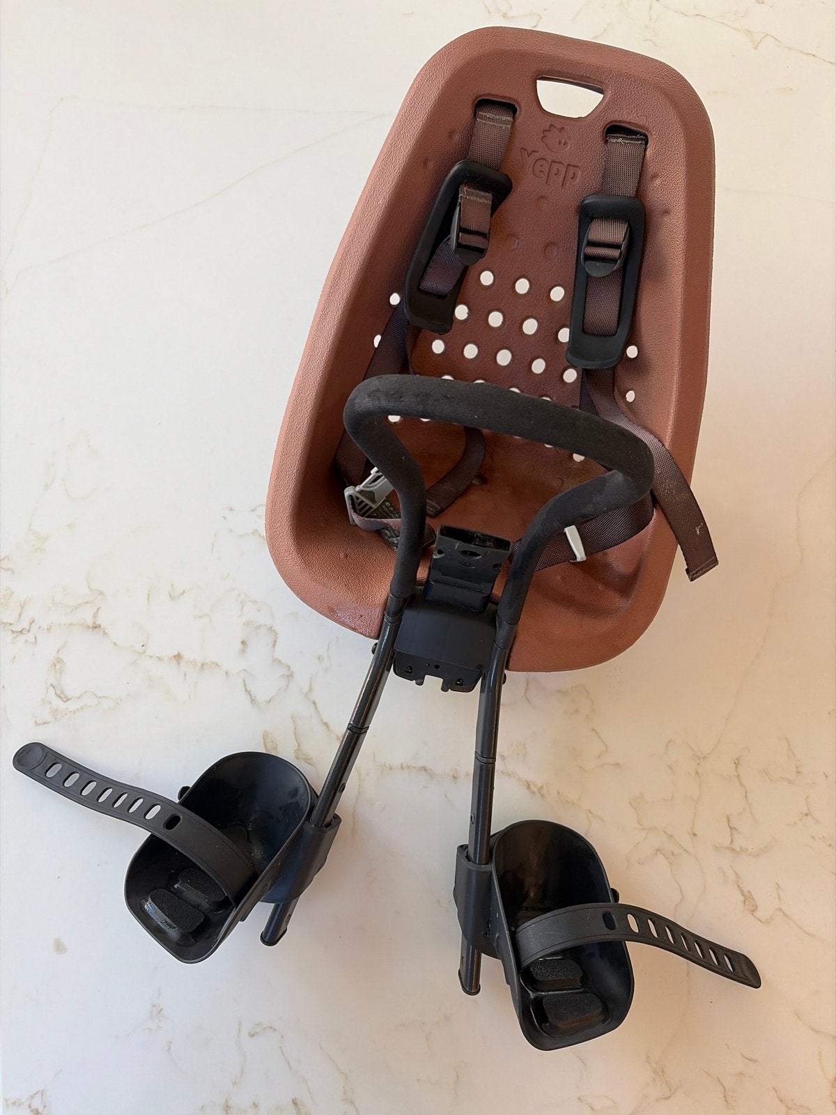 Thule Yepp Mini fietsstoeltje, Fietsen en Brommers, Ophalen, Voorzitje, 0 t/m 13 kg, Gebruikt