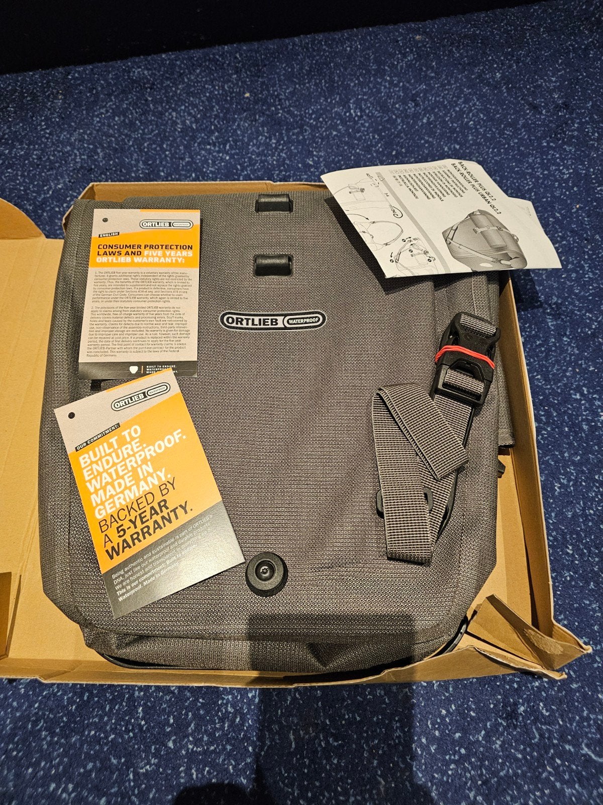 Nieuwe Ortlieb Back-Roller Plus Urban QL2.2 - Peperkleur, Ortlieb Sportartikel GmbH, Info@ortlieb.com, Nieuw, Ortlieb