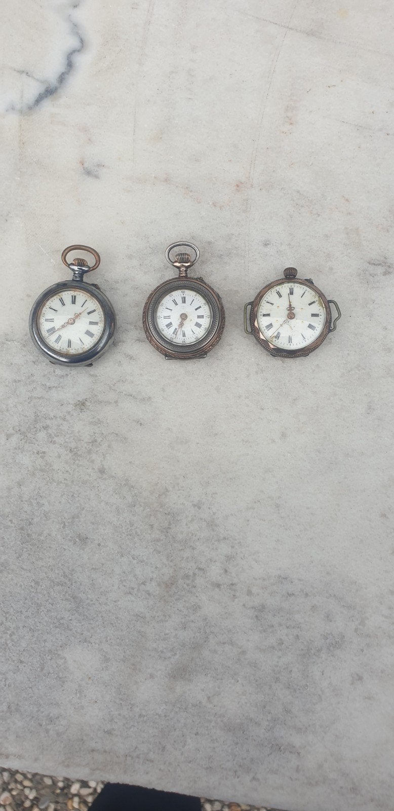 Zakhorloges lopen niet, Ophalen, Zilver, Overige merken, 1960 of later
