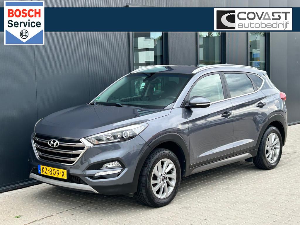 Hyundai Tucson 1.6 GDi Comfort |Navi|Camera|Trekhaak|Stoelvw, Voorwielaandrijving, Stof, Gebruikt, 4 cilinders