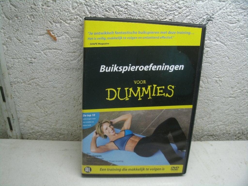 dvd 224b buikspieroefeningen voor dummies, Alle leeftijden, Ophalen of Verzenden, Zo goed als nieuw