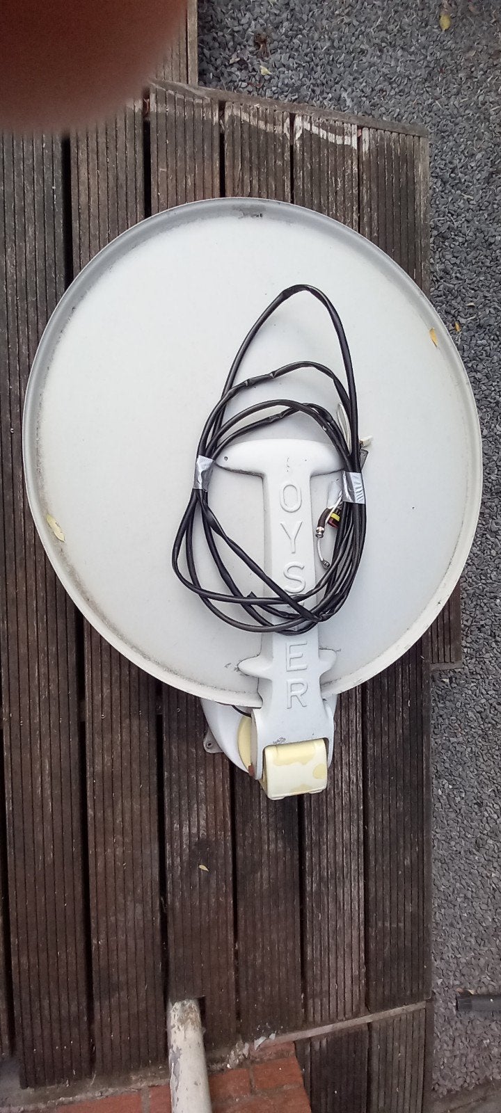 Oyster Schotelantenne met kabel - Gebruikt, Ophalen, Gebruikt, (Schotel)antenne, Overige merken