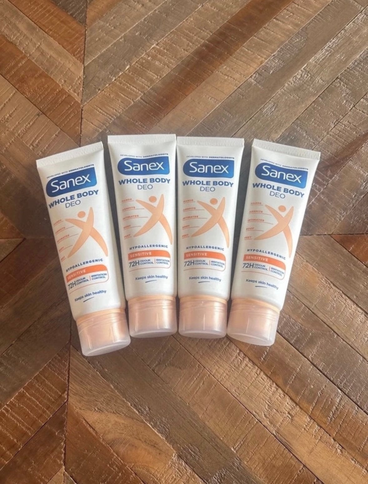 Sanex Whole Body Deo Hypoallergeen Sensitive 75ml (4 stuks), Verzenden