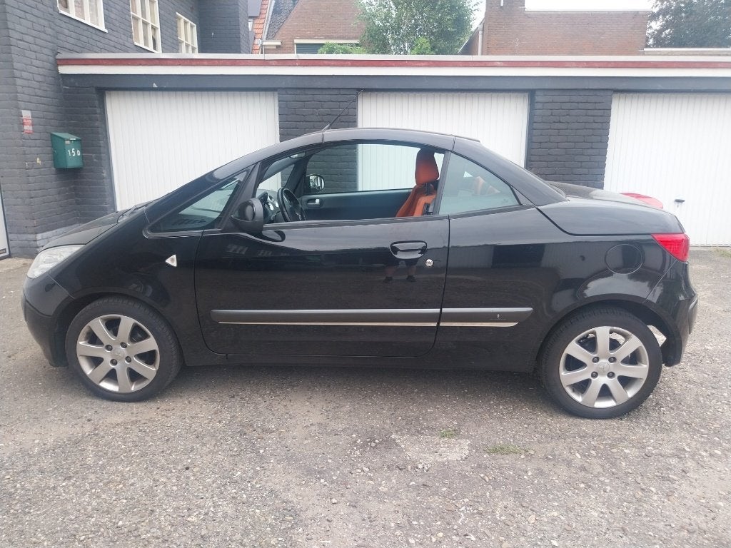 Mitsubishi Colt 1.5 CZC 2006 Zwart, Auto's, Voorwielaandrijving, 4 cilinders, Cabriolet, 4 stoelen