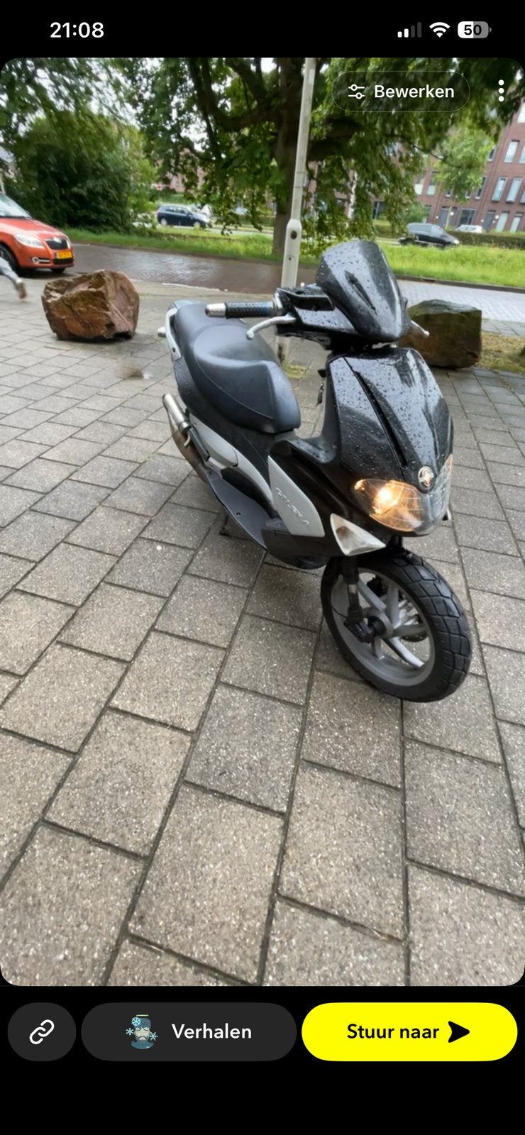 Runner rst brom 70cc, Fietsen en Brommers, Ophalen, Zo goed als nieuw, Tweetakt, Overige modellen