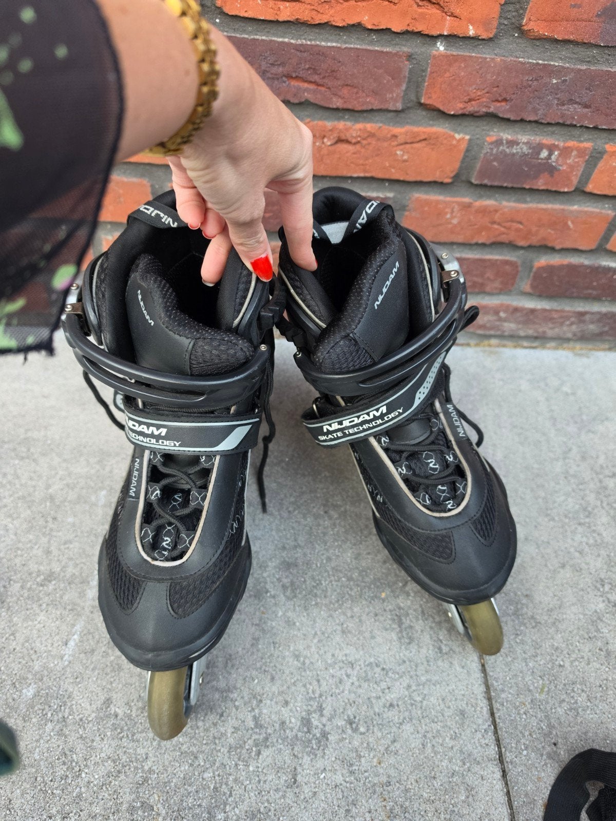 Nijdam inline skates, Sport en Fitness, Ophalen, Gebruikt, Overige typen, Nijdam