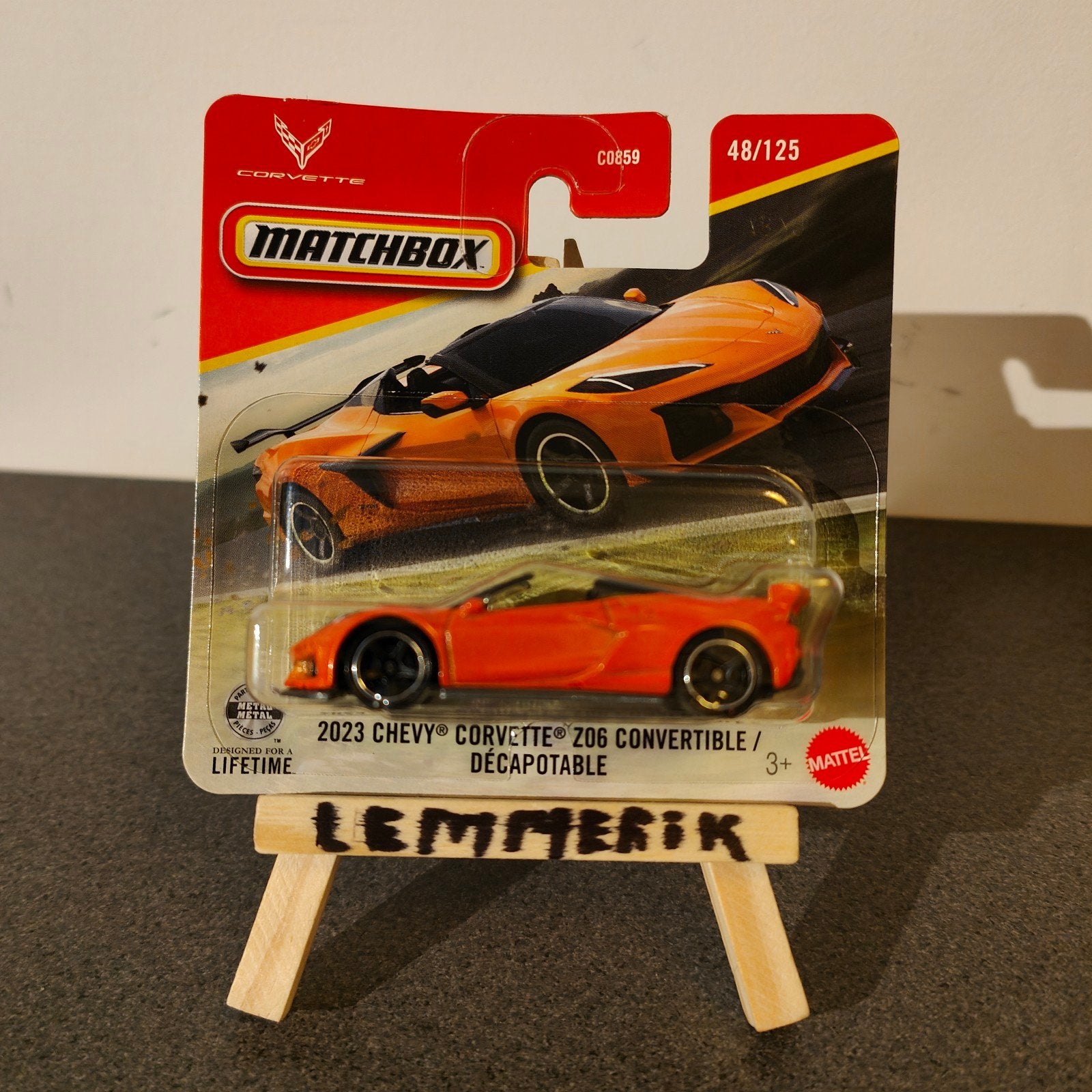 Matchbox 2023 Chevy Corvette Z06 Convertible, Ophalen of Verzenden, Nieuw, Auto