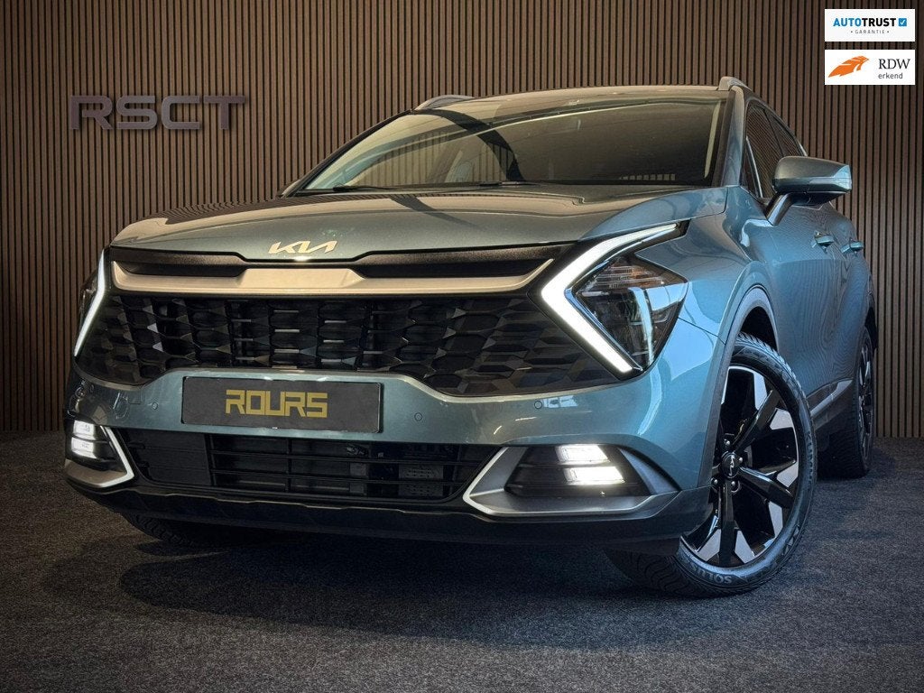 Kia Sportage 1.6 T-GDi Plug-in Hybrid AWD DynamicLine|Lane|P, Automaat, Stof, Gebruikt, Zwart