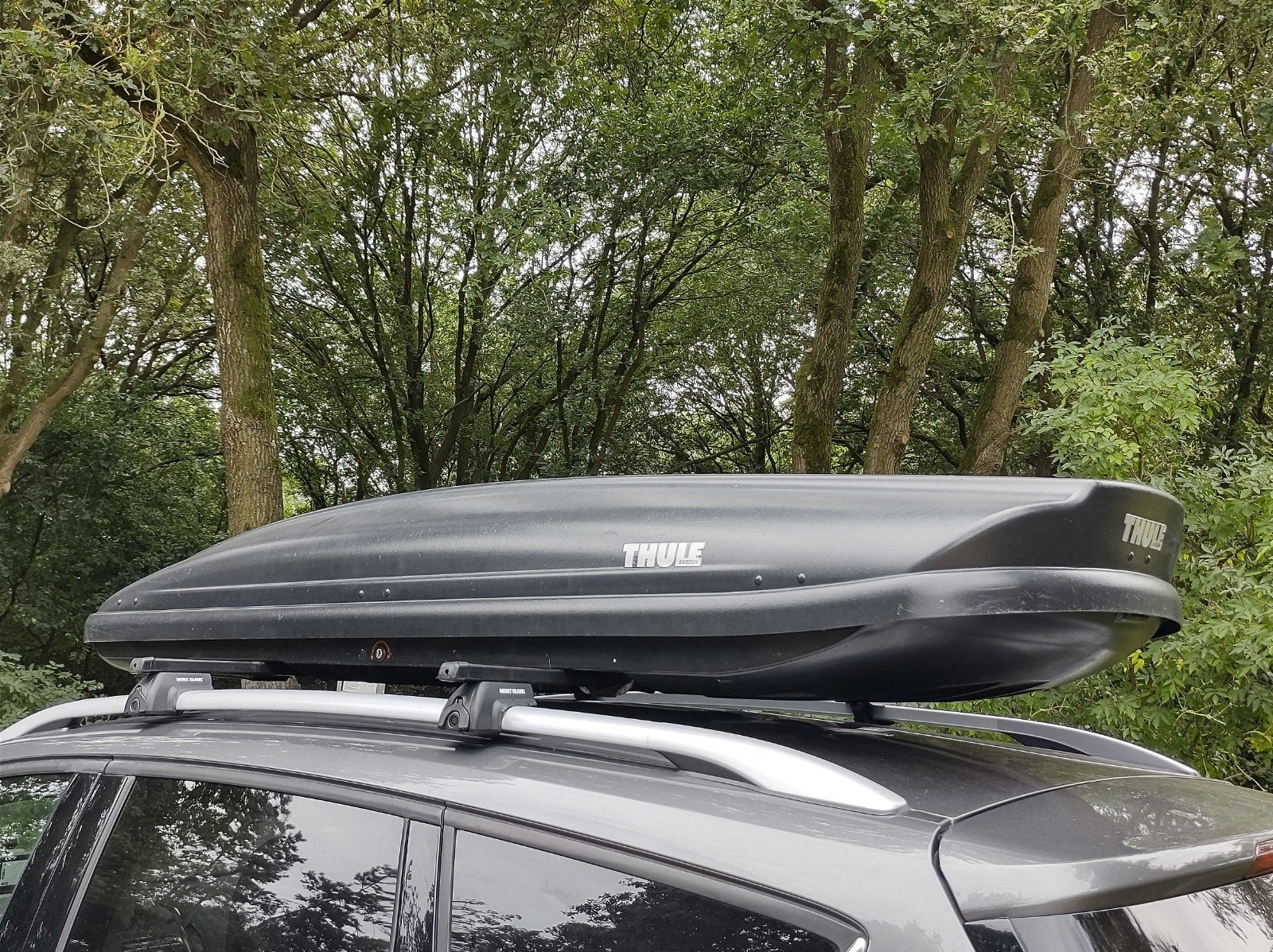 Thule en Hapro dakkoffers TE HUUR €4,50 p/d, Auto diversen, Dakkoffers, Ophalen of Verzenden