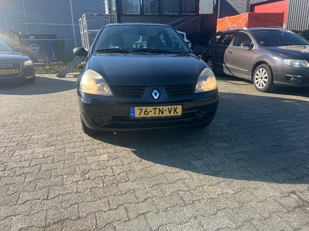 Renault Clio 1.2 RN 3DR 2005 2006 Zwart, Voorwielaandrijving, Stof, Sound system, 31 €/maand