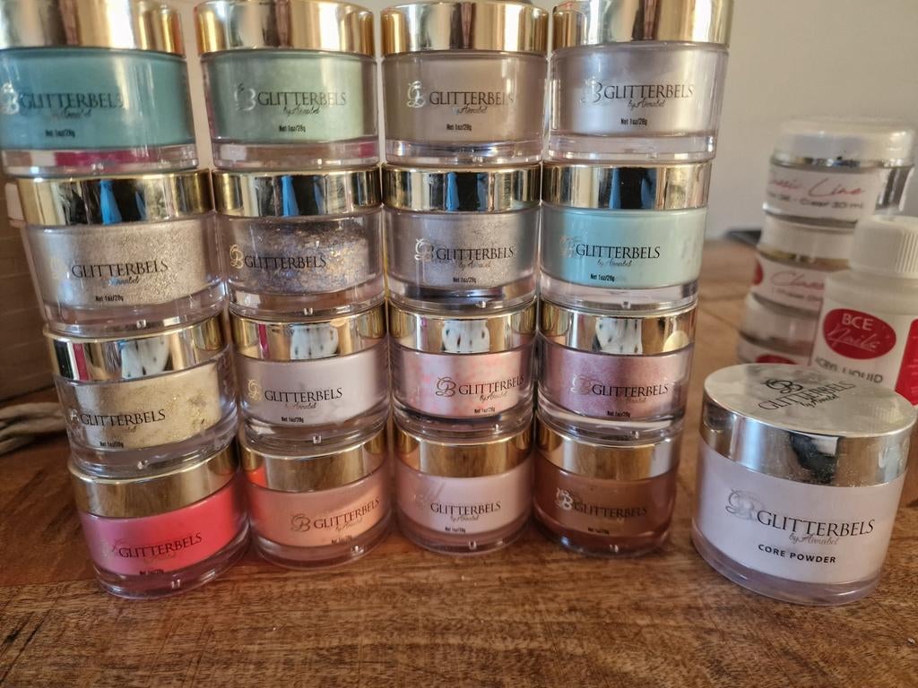 Glitterbels acrylpoeder, Sieraden, Tassen en Uiterlijk, Uiterlijk | Cosmetica en Make-up, Ophalen of Verzenden, Overige kleuren