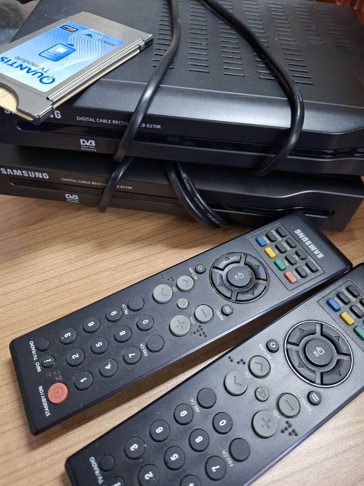 Samsung Digital Cable Receiver met afstandsbedi, Audio, Tv en Foto, Ophalen of Verzenden, Gebruikt, Decoder