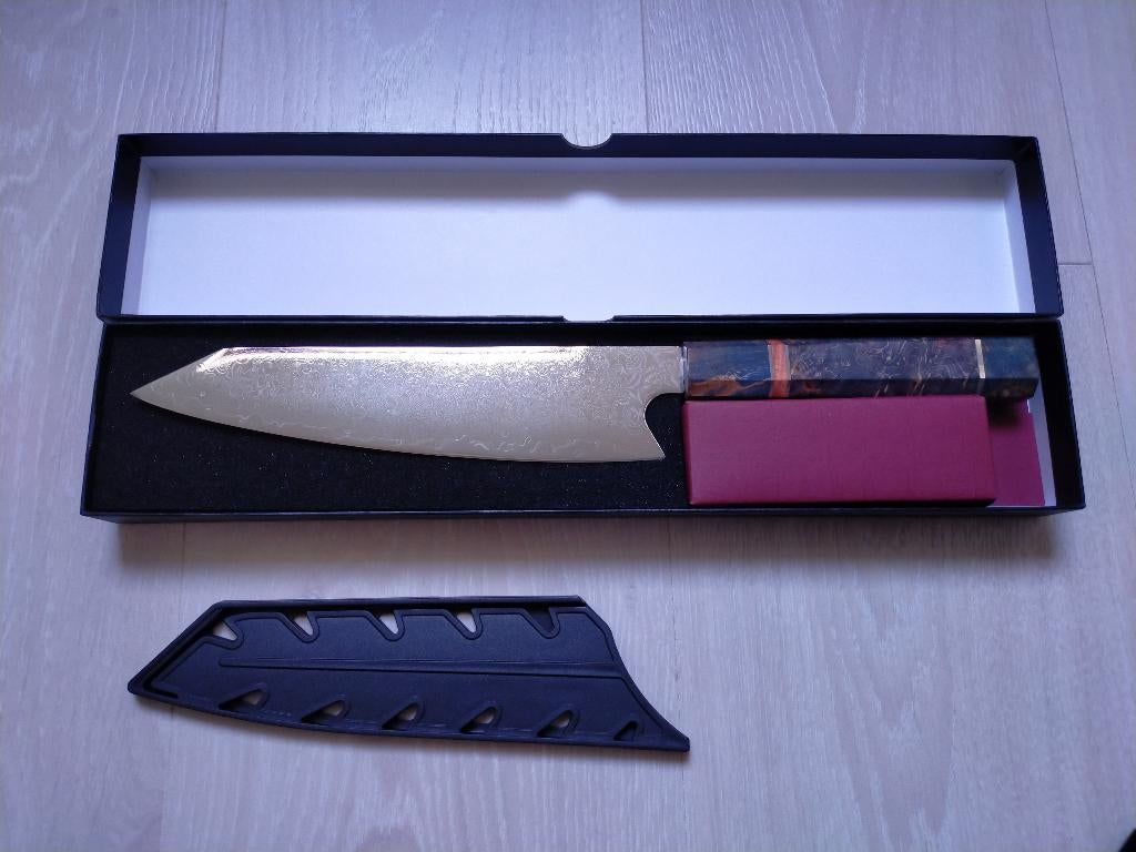 Japans kiritsuke vg10 koksmes Damascus koksmes chefs mes, Overige typen, Ophalen of Verzenden, Nieuw