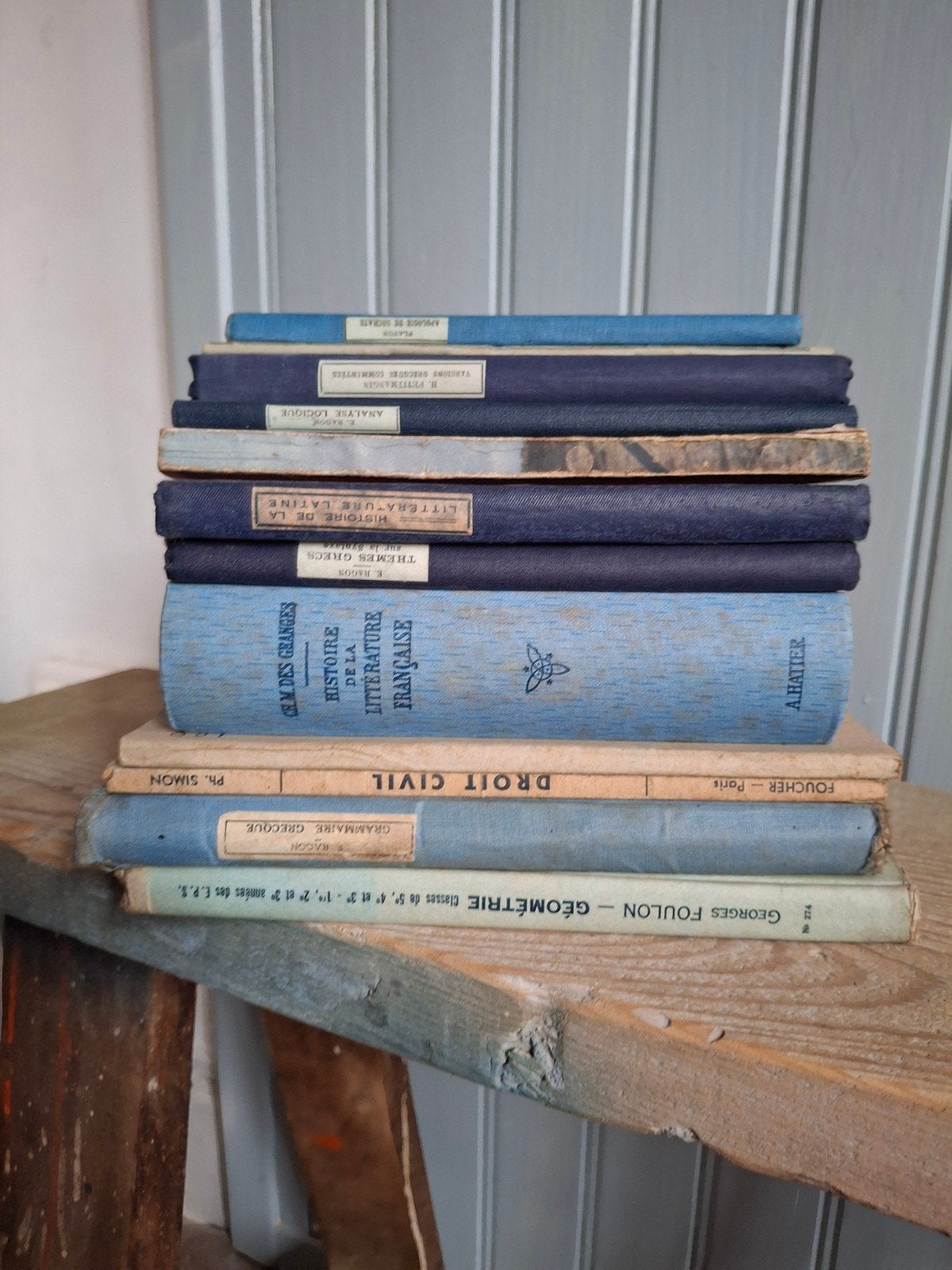 Vintage Franse schoolboeken - Klassieke talen & meer, Gelezen, Diverse auteurs, Ophalen of Verzenden, Alpha