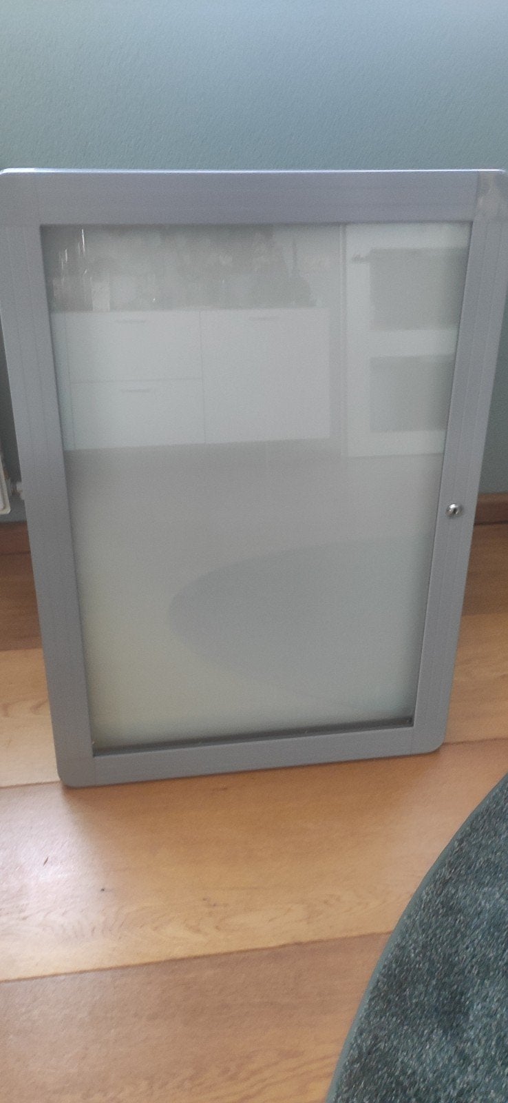 Mededelingenbord / vitrinebord 70x50 cm, Huis en Inrichting, Kasten | Vitrinekasten, Ophalen, Gebruikt