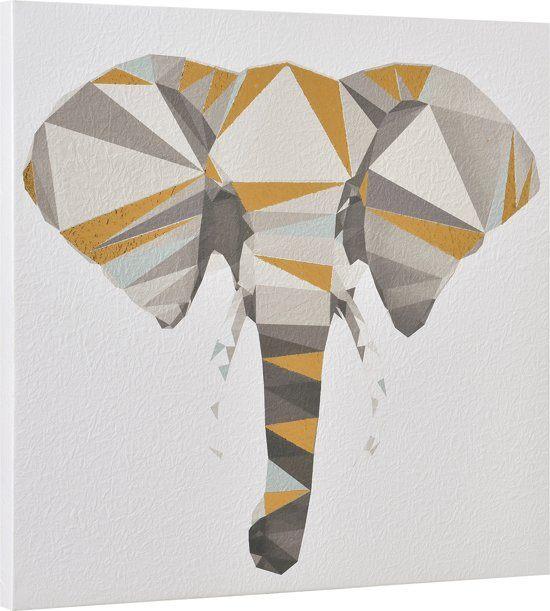 schilderij "olifant"., Ophalen, Minder dan 50 cm, HT Trade Service GmbH & Co. KG, Eversburger Strasse 32 , 49090 Osnabrück, Duitsland