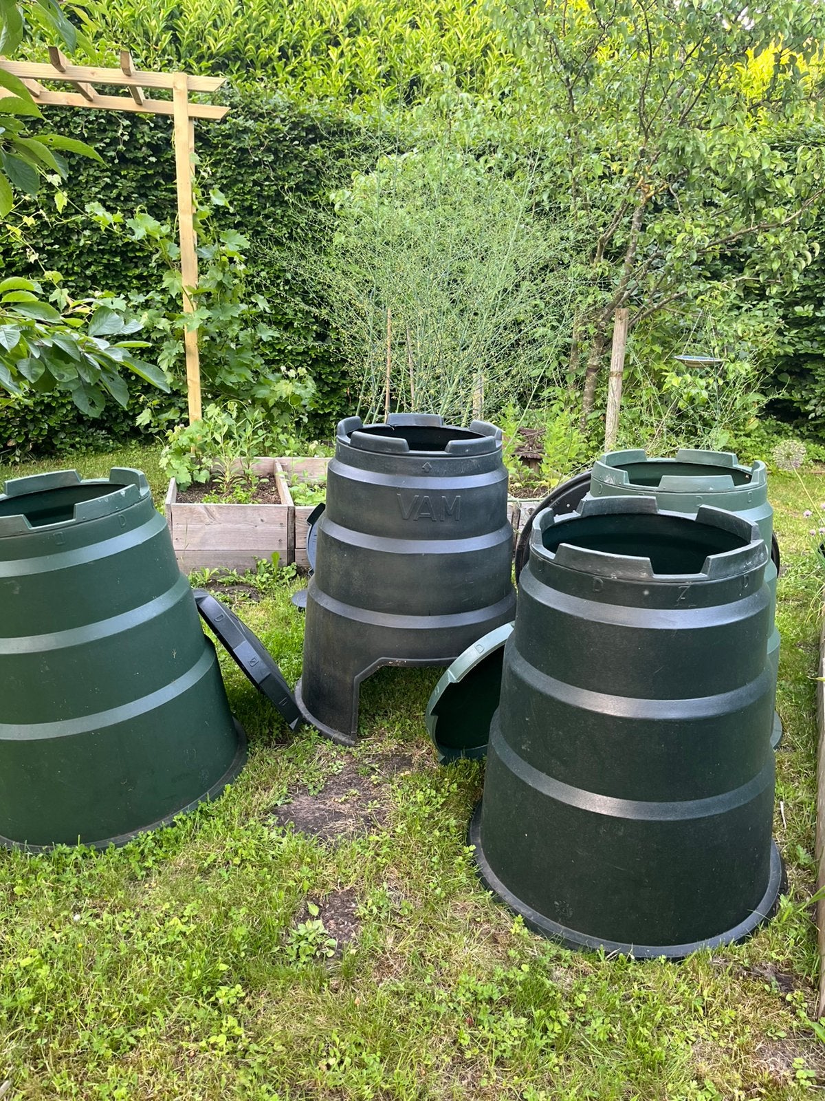Compostbakken, Ophalen, Compostbak