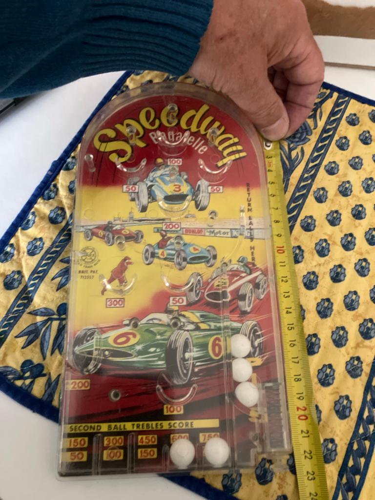 Vintage Speedway Flipperkastje Tafelmodel voor Kinderen, Ophalen of Verzenden, Zo goed als nieuw