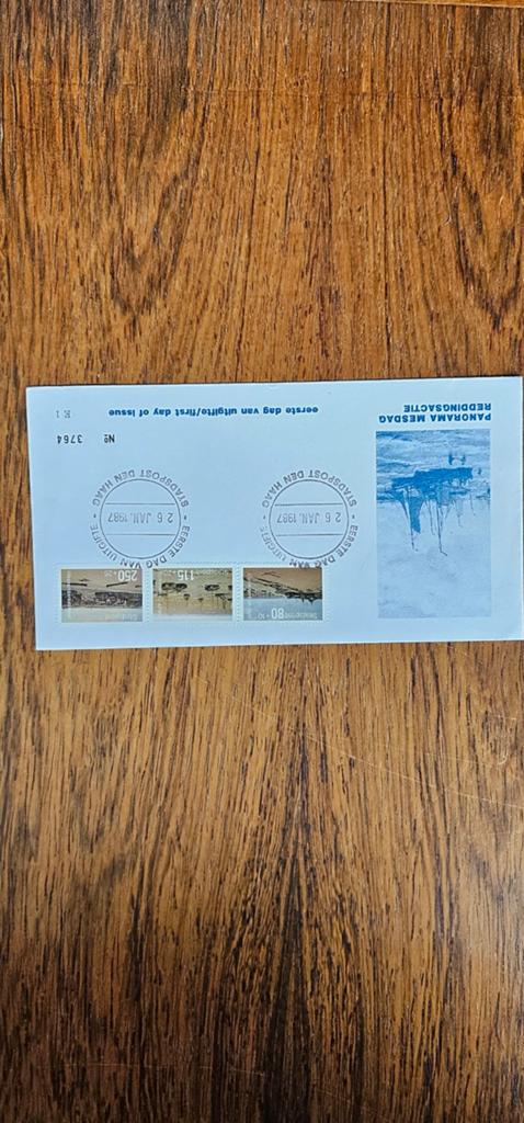 Eerste Dag Envelop Stadspost Den Haag 1987, Verzenden, Nederland