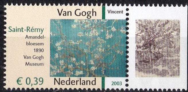 Vincent van Gogh – Amandelbloesem - MNH – NVPH2149, Verzenden, Na 1940, Postfris