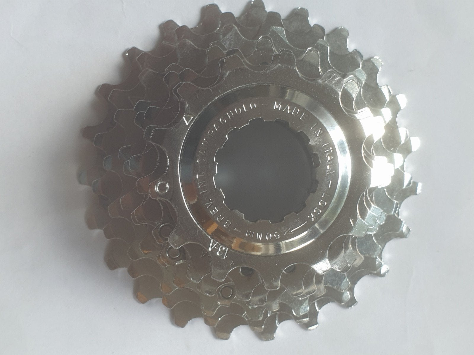 NOS Campagnolo RECORD 8v cassette EXADRIVE 13-23 + lock ring, Wiel, Verzenden, Campagnolo, Oldtimerfiets