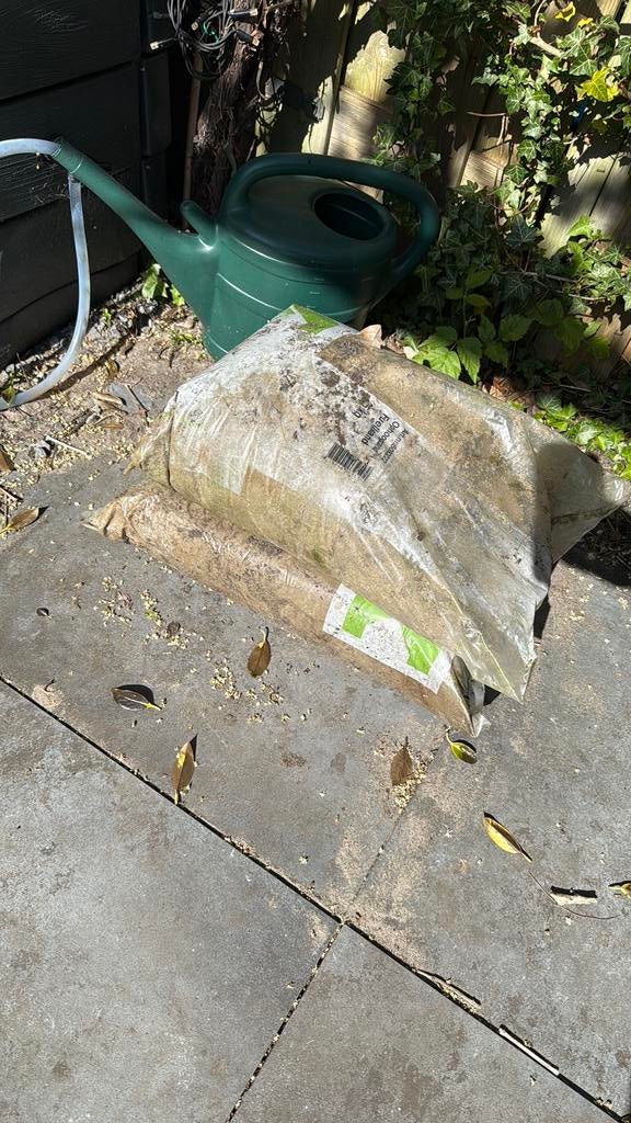 50 kg ophoogzand, Tuin en Terras, Ophalen, Zo goed als nieuw, Ophoogzand