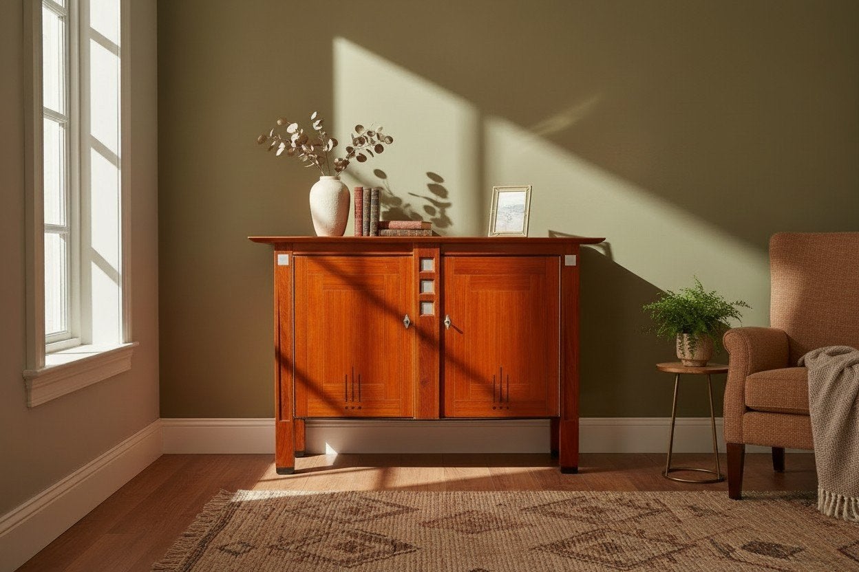 Art Deco dressoir Thompson Schuitema decoforma, Met deur(en), ., 150 tot 200 cm, Eikenhout
