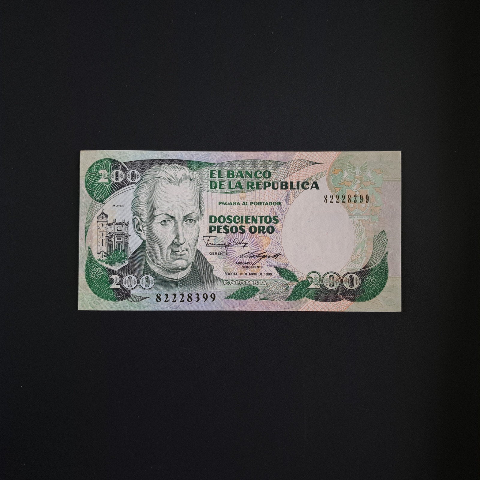 200 peso Colombia #044, Verzenden, Zuid-Amerika, Los biljet