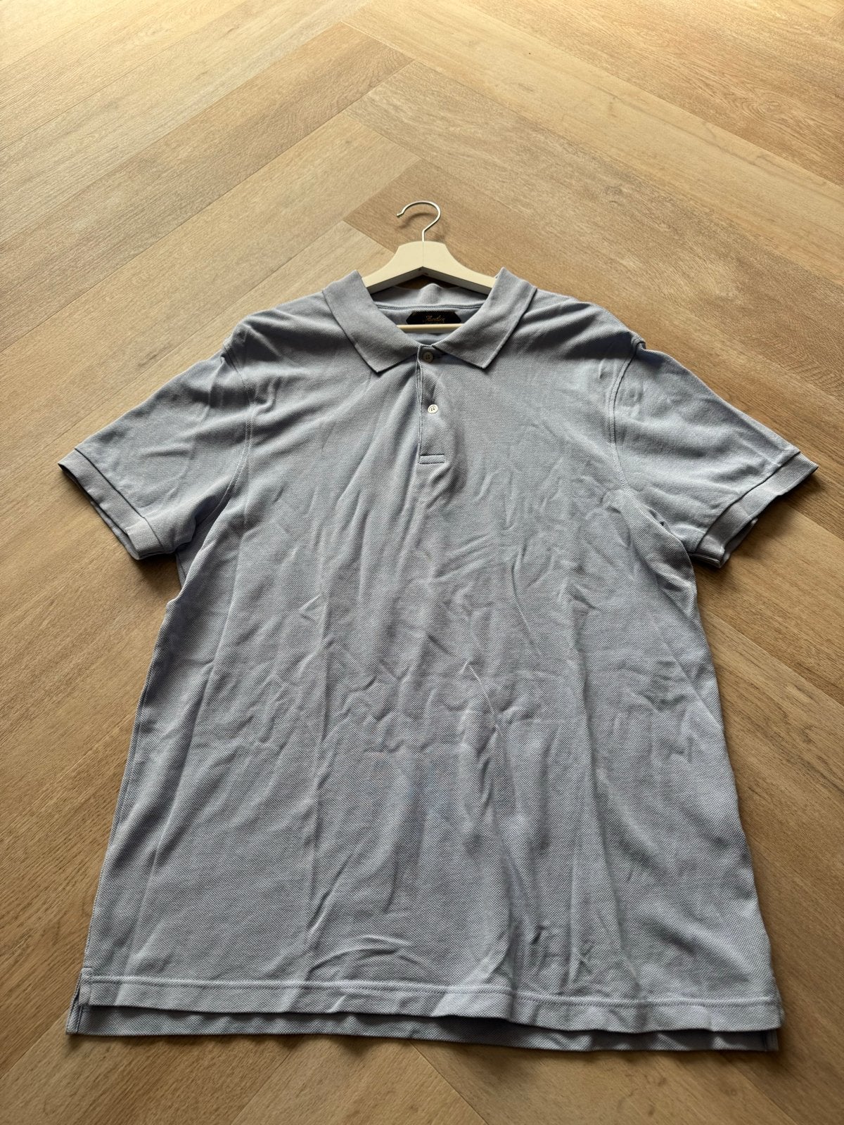 Aurelien polo blauw maat 3XL (valt als XL) weinig gedragen, Ophalen of Verzenden, Zo goed als nieuw, Maat 56/58 (XL), Blauw