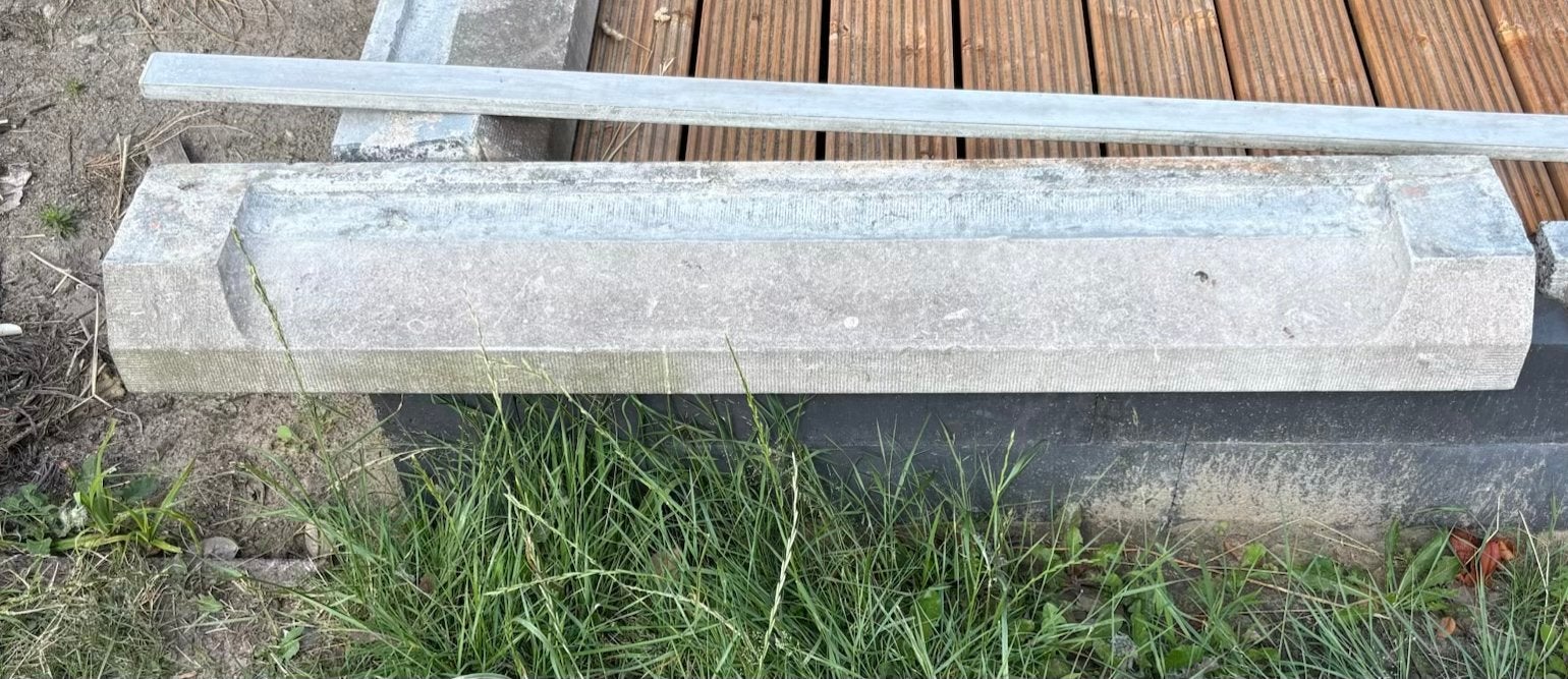Betonnen raam dorpel, Ophalen, Gebruikt, Minder dan 200 cm