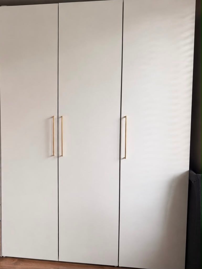 5 ikea pax kast deuren met gouden handgreep, 100 tot 150 cm, 200 cm of meer, Ophalen of Verzenden, Zo goed als nieuw